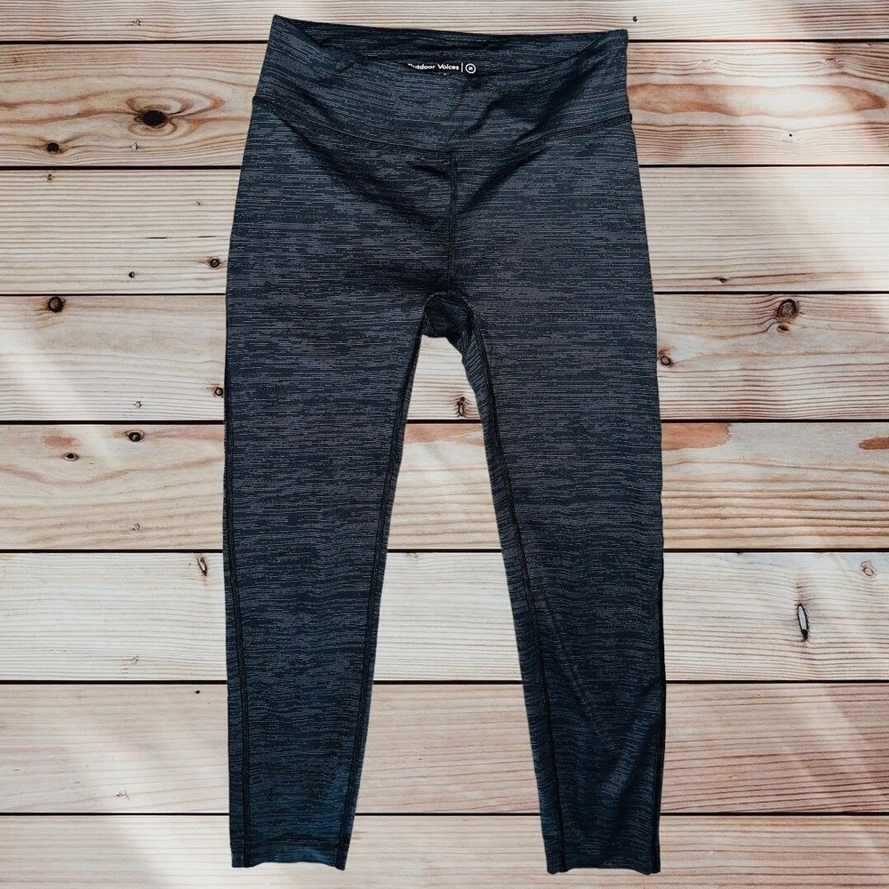 D1 Outdoor Voices leggings‎ women's medium space gray 24"